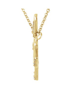 Colar "Hope" em Ouro 14k com Diamantes Naturais