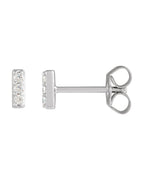 Brinco Barra Cravejado em Ouro 14k com Diamantes Naturais – Modelo 6