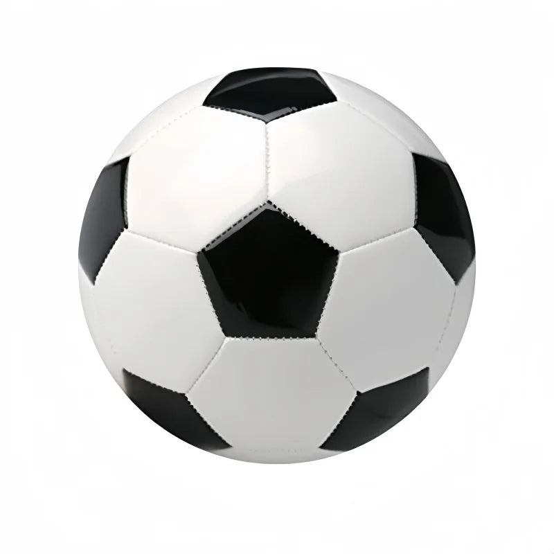 Bola de Futebol Preta e Branca Clássica