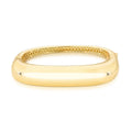 Bracelete Folheado a Ouro Liso e Quadrado