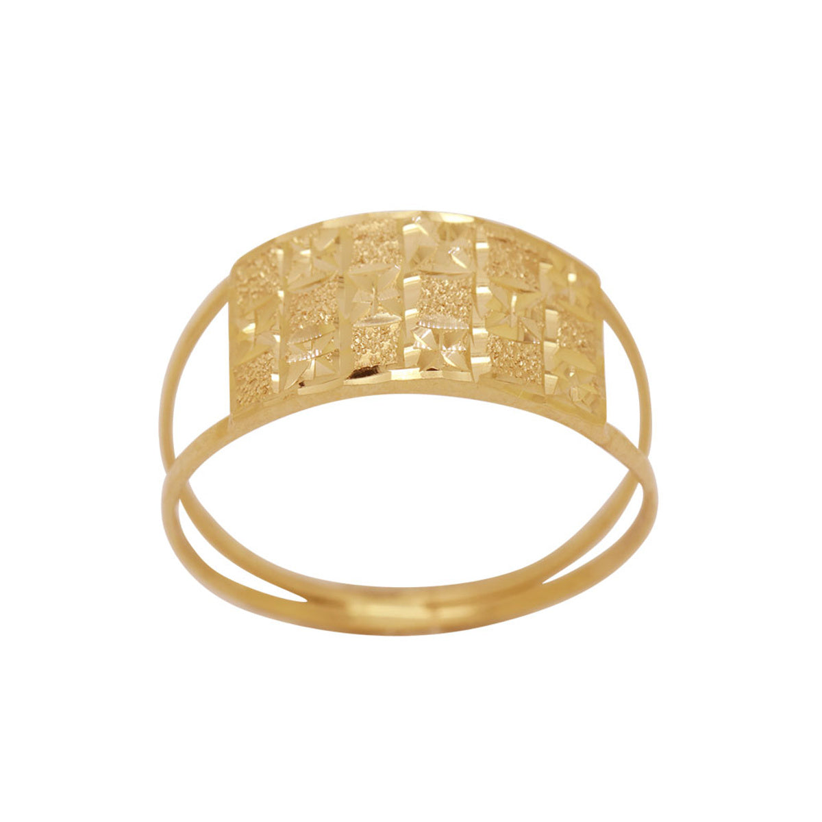 Anel Aro Duplo em Ouro 18K