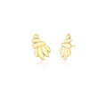 Brinco Ear Folheado a Ouro Cuff Curvo Liso