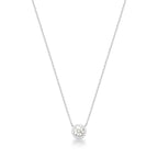 Colar de Prata 925 com Pedras Moissanite 5mm