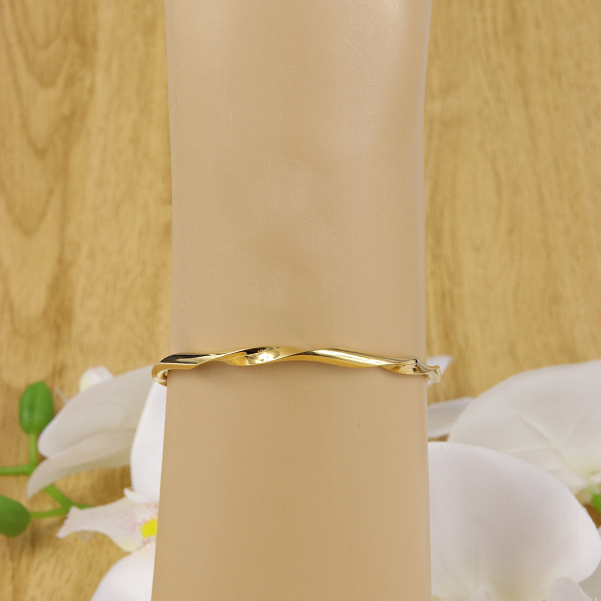 Bracelete Fio Redondo Bitola 3,00 mm em Ouro 18K