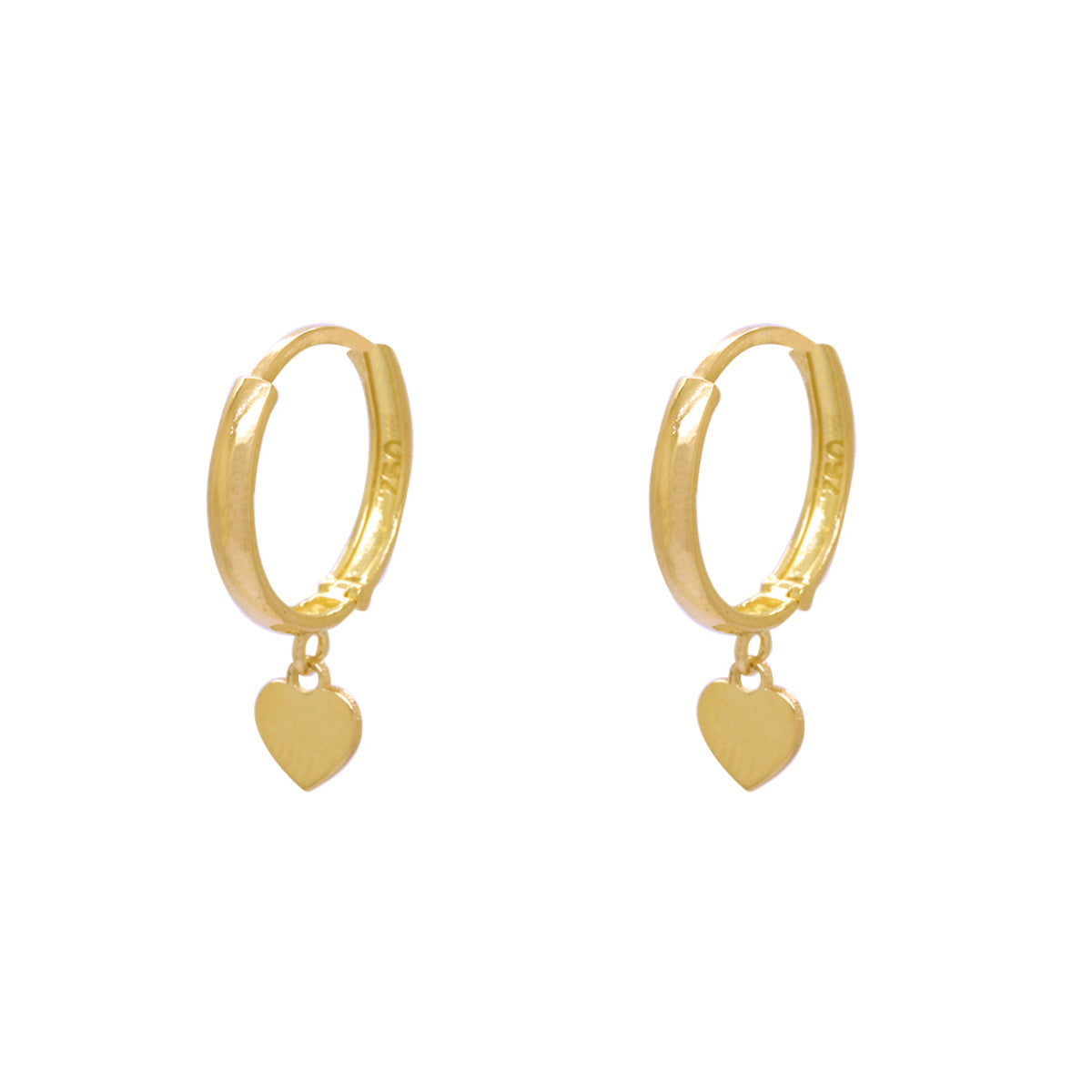 Brinco Argola Diâmetro 1,40 cm em Ouro 18K