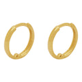 Brinco Argola Fio Abaulado Diâmetro 1,20 cm em Ouro 18K