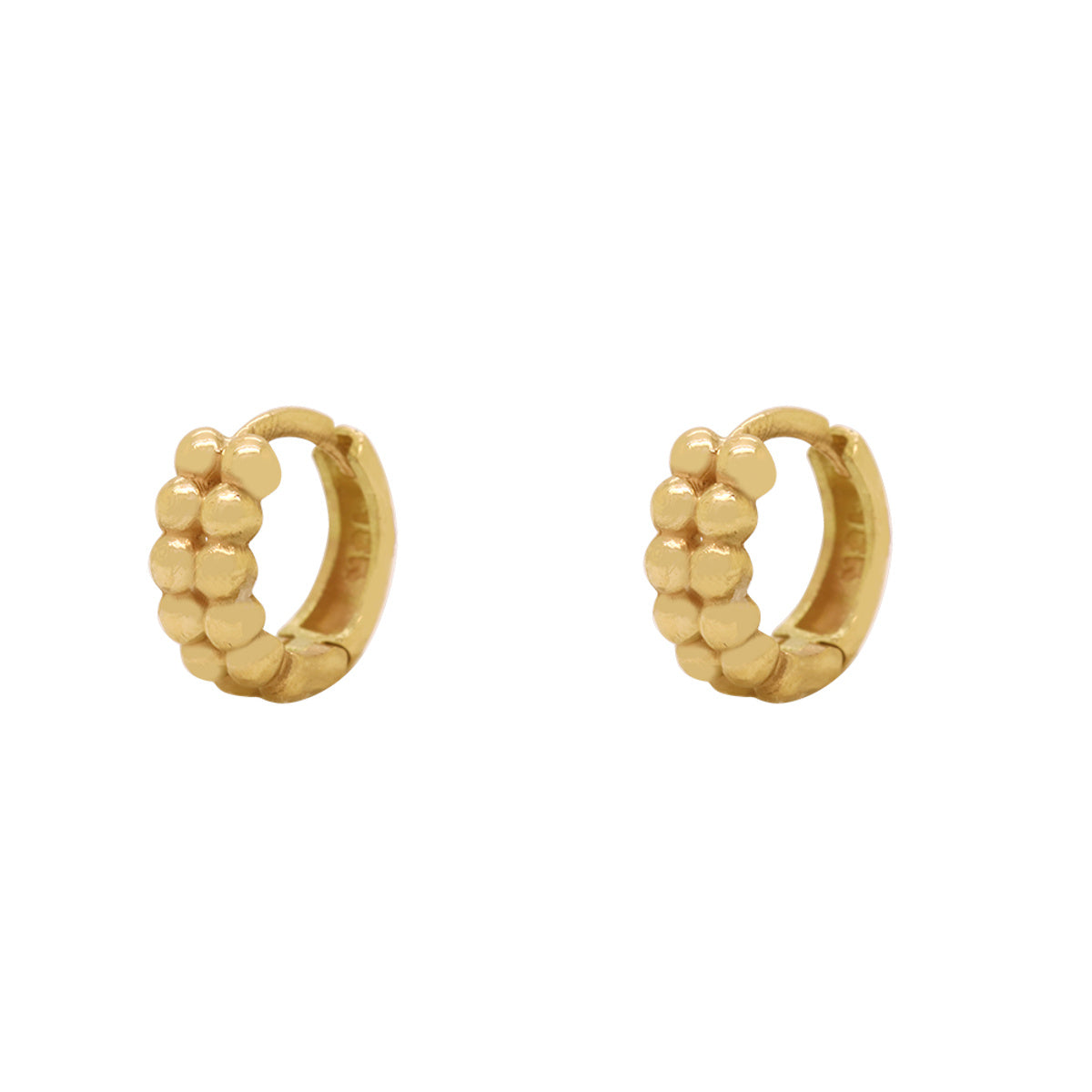 Brinco Argola Redonda Diâmetro 0,80 cm em Ouro 18K