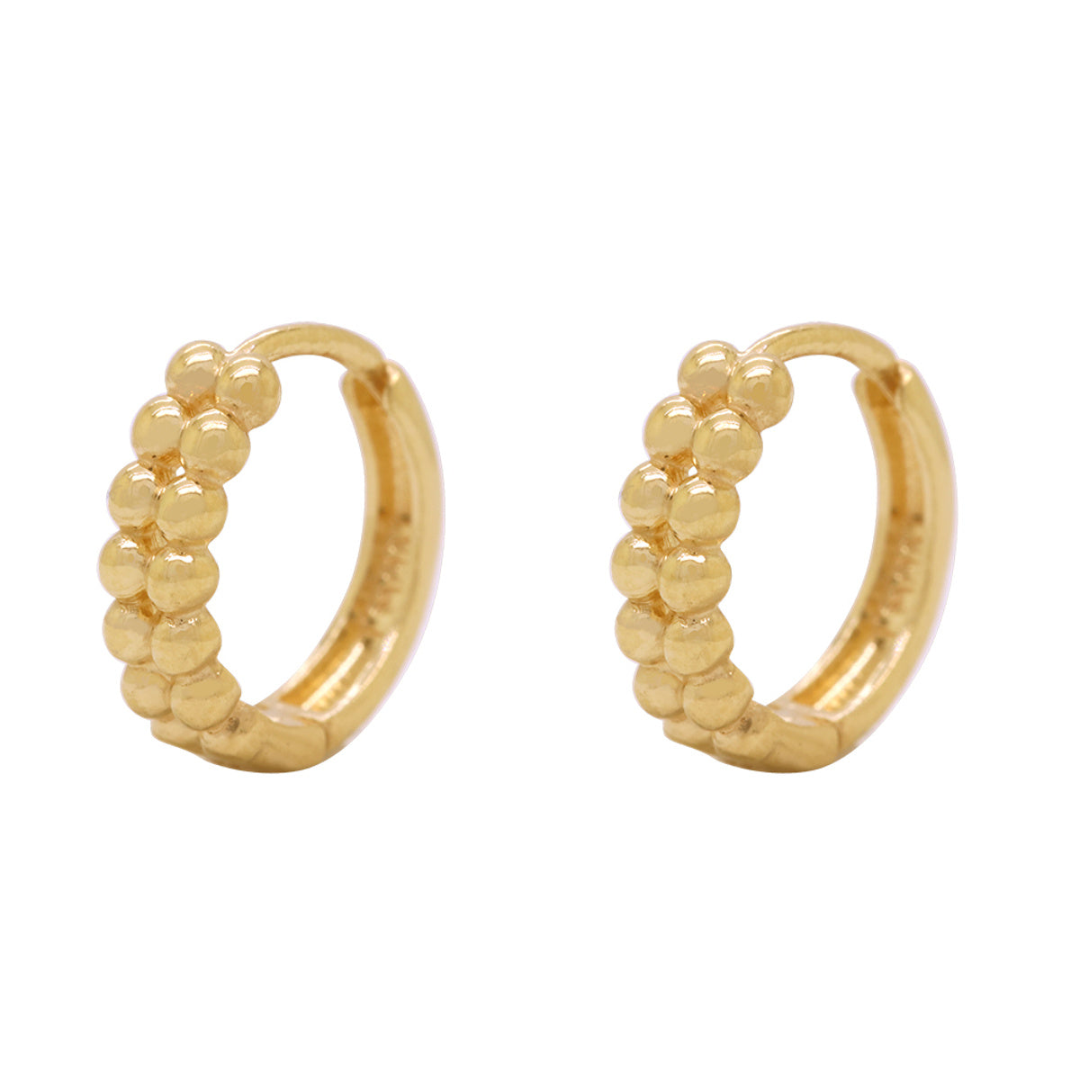 Brinco Argola Redonda Diâmetro 1,20 cm em Ouro 18K