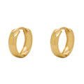 Brinco Argola Redondo Bitola 3,50 mm Diâmetro 1,35 cm em Ouro 18K