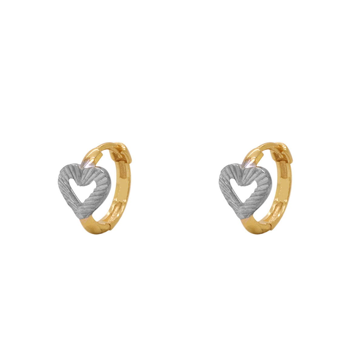 Brinco Argola Rodinado em Ouro 18K