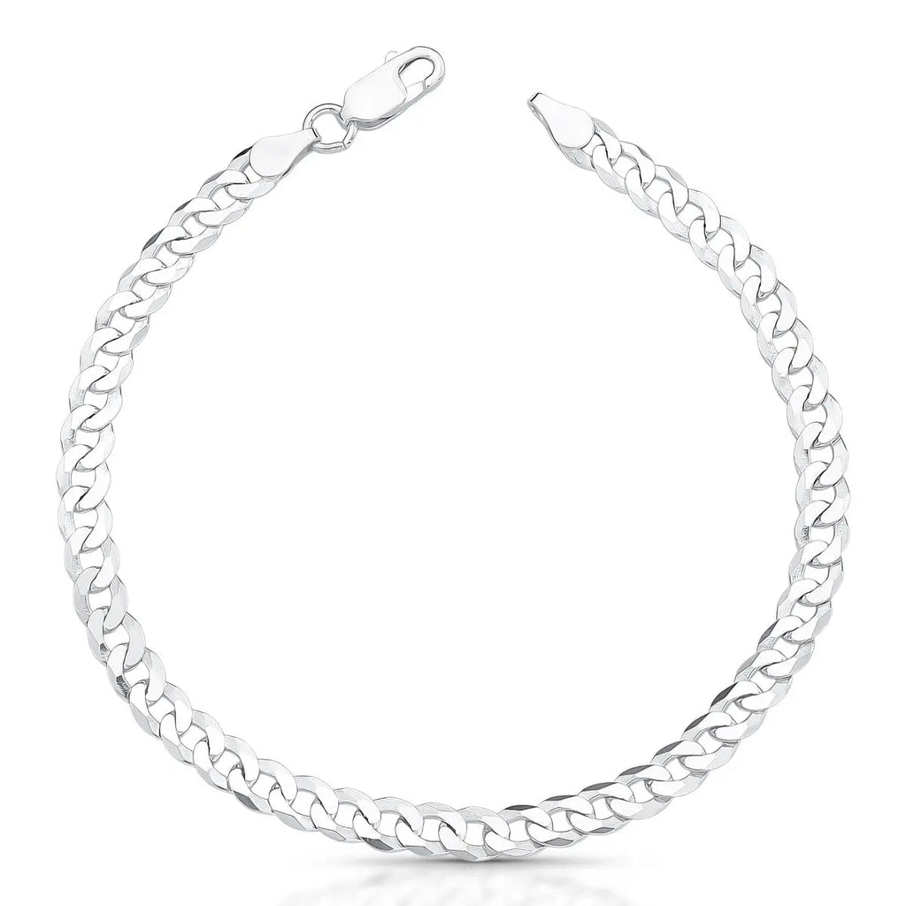 Pulseira de Prata 925 em Malha Groumet
