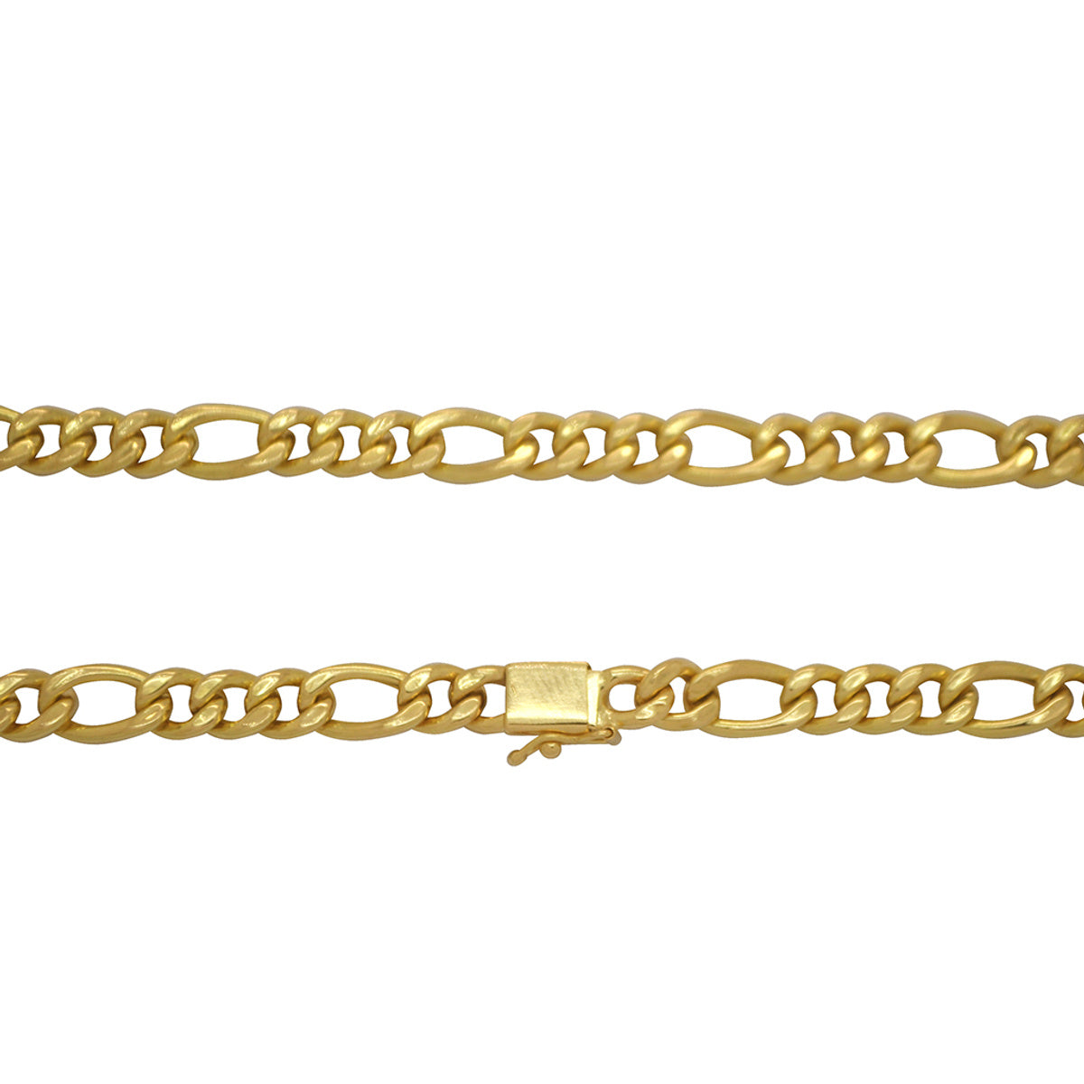 Corrente 3x1 Bitola 6,00 mm Masculino em Ouro 18K
