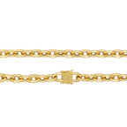 Corrente de Elos da Rainha Bitola 8,50 mm em Ouro 18K