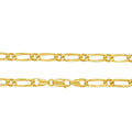 Corrente Groumet 1x1 Bitola 4,20 mm 60 cm em Ouro 18K