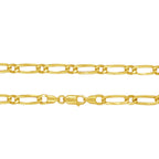 Corrente Groumet 1x1 Bitola 4,20 mm 60 cm em Ouro 18K