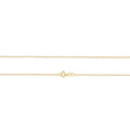 Corrente Portuguesa Bitola 1,00 mm 60 cm em Ouro 18K