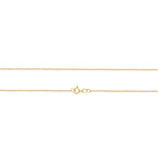 Corrente Portuguesa Bitola 1,00 mm 60 cm em Ouro 18K