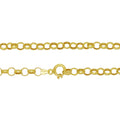 Corrente Portuguesa Bitola 4,00 mm 45 cm em Ouro 18K