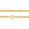 Corrente Portuguesa Bitola 7,00 mm 50 cm em Ouro 18K