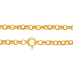 Corrente Portuguesa Bitola 7,00 mm 50 cm em Ouro 18K