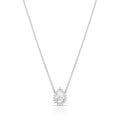 Colar de Prata 925 de Gota em Pedras Moissanites