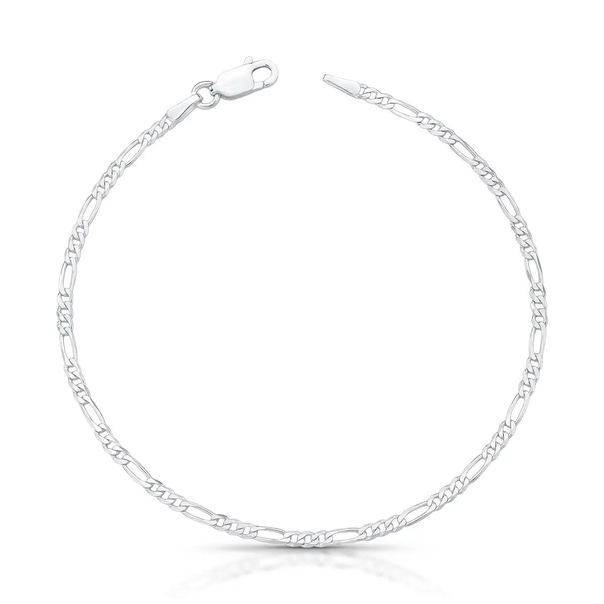 Pulseira de Prata 925 3 em 1 Malha Groumet