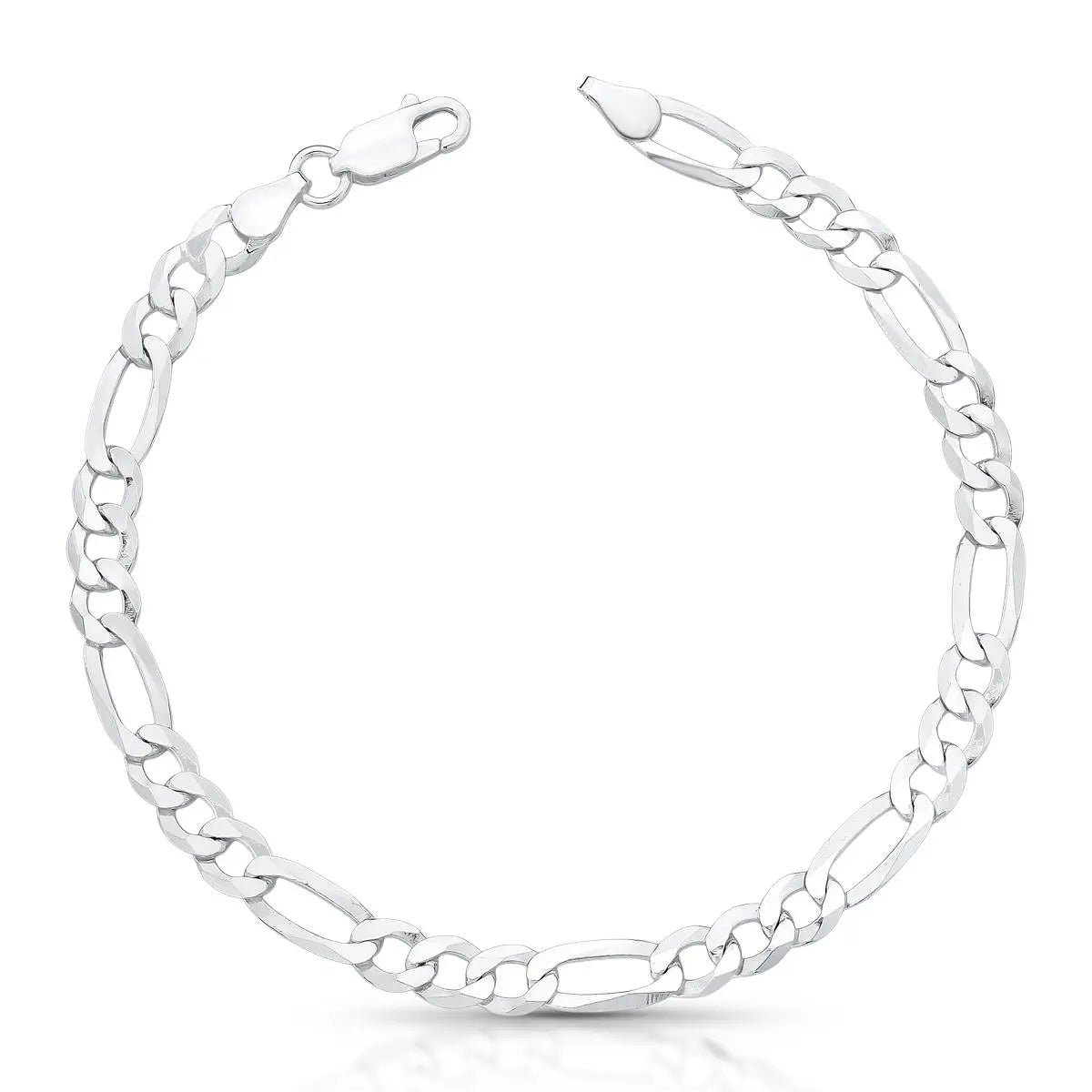 Pulseira de Prata 925 3 em 1 Malha Groumet