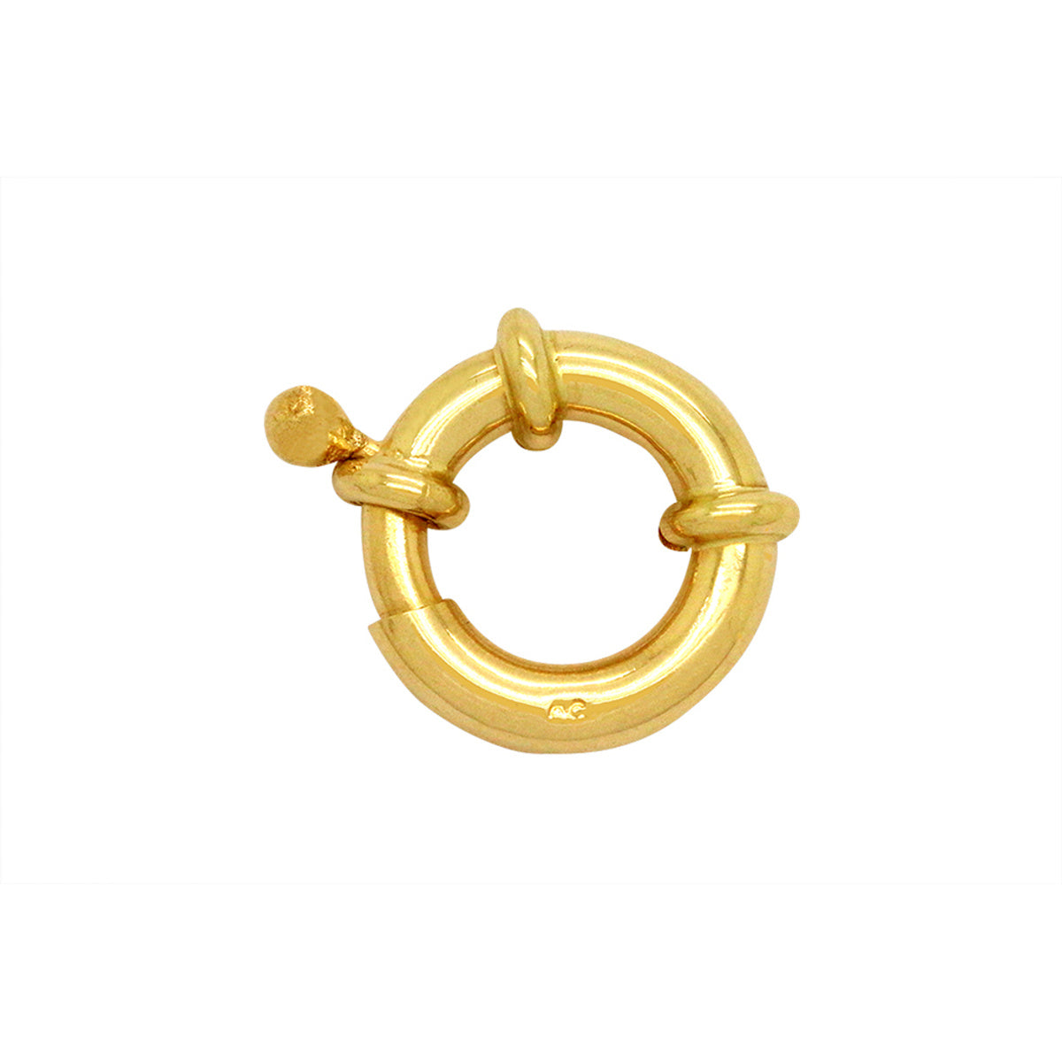 Fecho Boia Diâmetro 12 mm em Ouro 18K