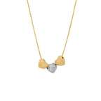 Gargantilha Veneziana 6 mm 45 cm em Ouro 18K Tricolor
