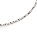 Gargantilha Riviera Clássica Diamantes 2,1mm em ouro branco – foto 3