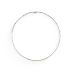 Gargantilha Riviera Clássica Diamantes 2,3mm em ouro branco – Rainha da Riviera