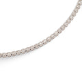 Gargantilha Riviera Coroa Diamantes 2,0mm em ouro branco – Rainha da Riviera
