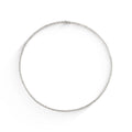 Gargantilha Riviera Coroa Diamantes 2,1mm em ouro branco – Rainha da Riviera