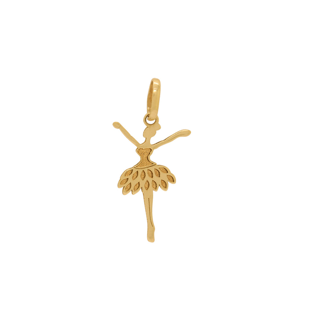 Pingente Bailarina em Ouro 18K