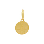 Pingente Chapa em Ouro 18K