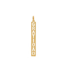 Pingente Chapa em Ouro 18K