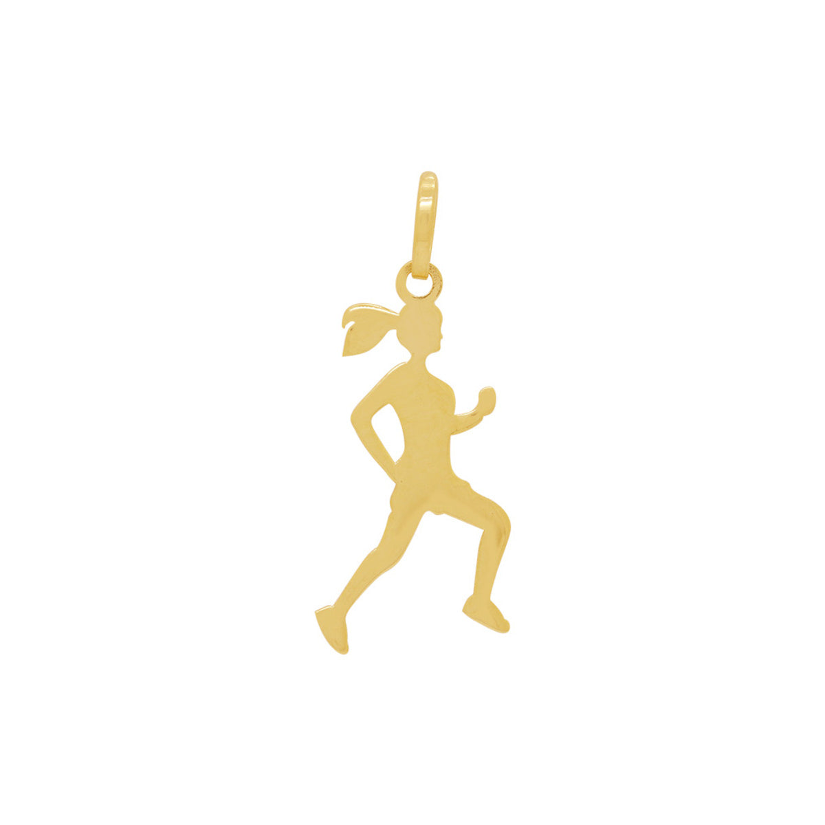 Pingente Corredora em Ouro 18K