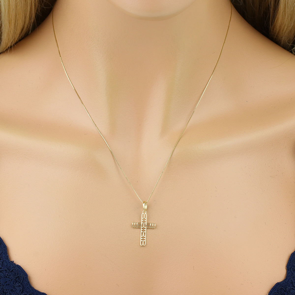 Pingente Cruz em Ouro 18K