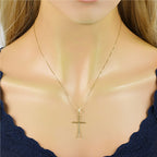Pingente Cruz em Ouro 18K