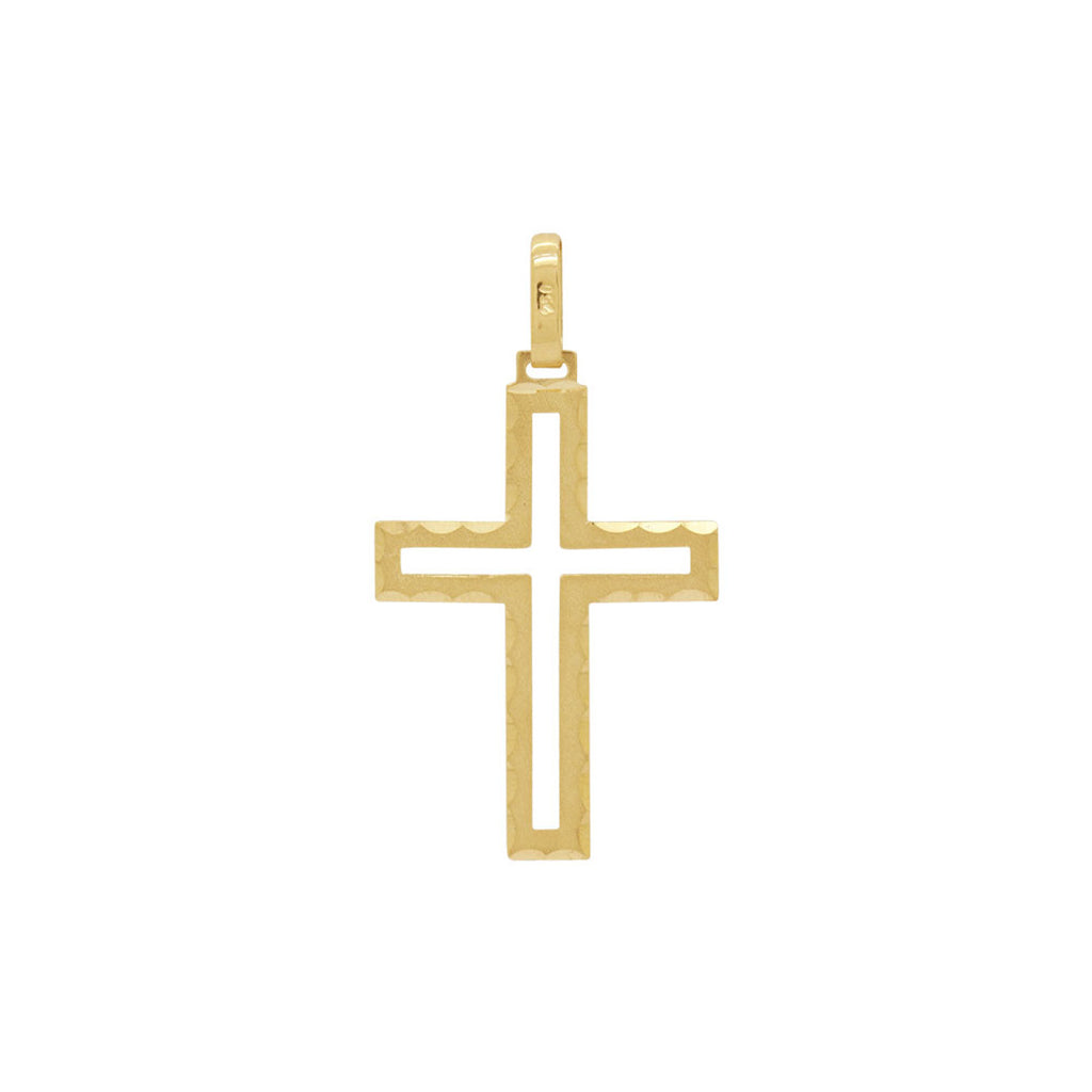 Pingente Cruz em Ouro 18K