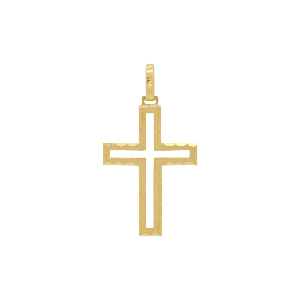 Pingente Cruz em Ouro 18K