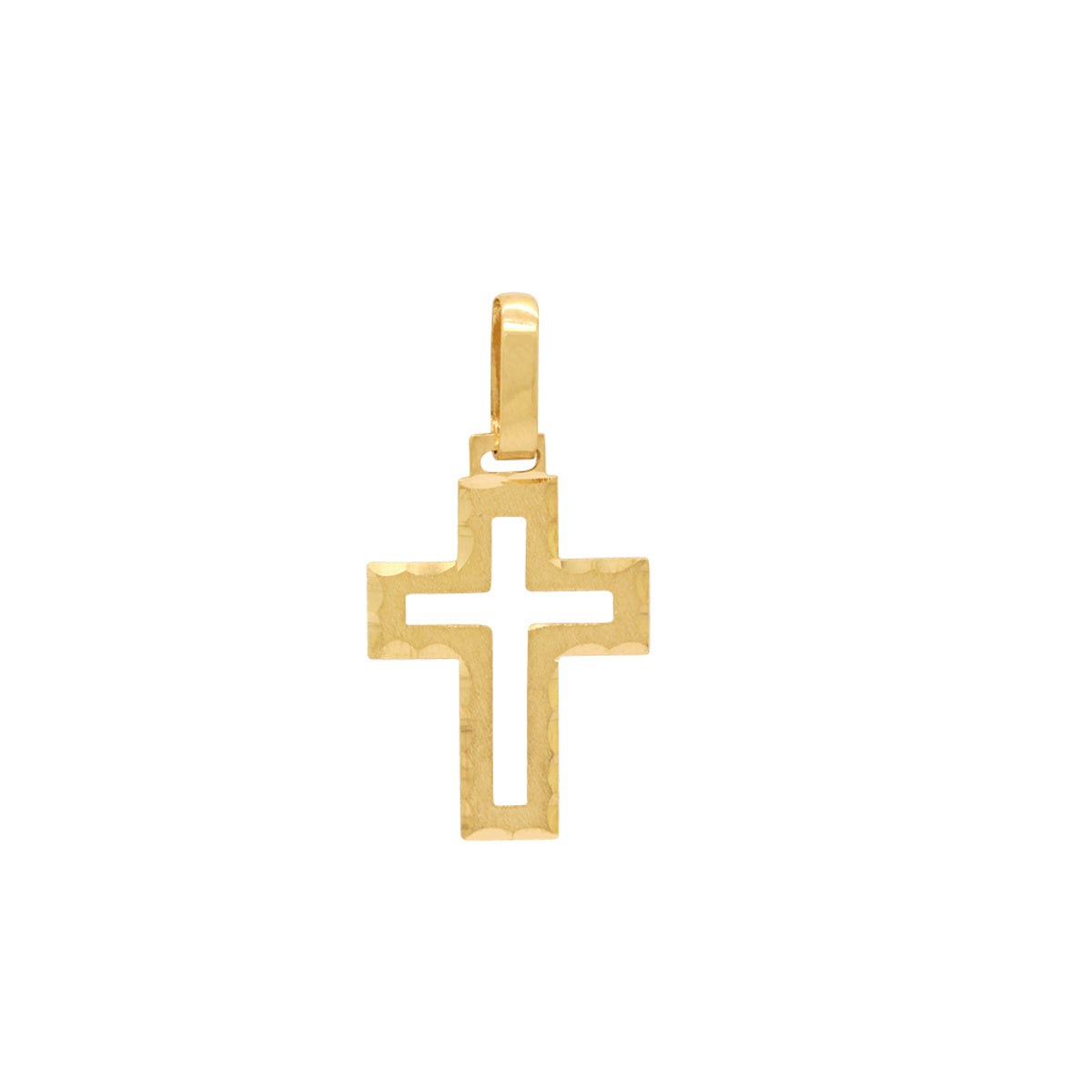 Pingente Cruz em Ouro 18K