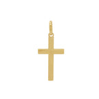 Pingente Cruz Chapa em Ouro 18K