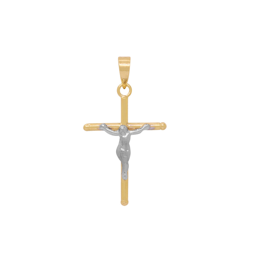 Pingente Cruz Rodinado em Ouro 18K