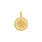 Pingente Formatura Redondo em Ouro 18K