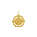Pingente Formatura Redondo em Ouro 18K