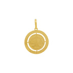 Pingente Formatura Redondo em Ouro 18K