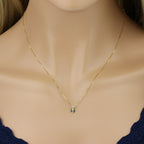 Pingente Nossa Sra. Aparecida Pequena Cravejada Zircônias em Ouro 18K