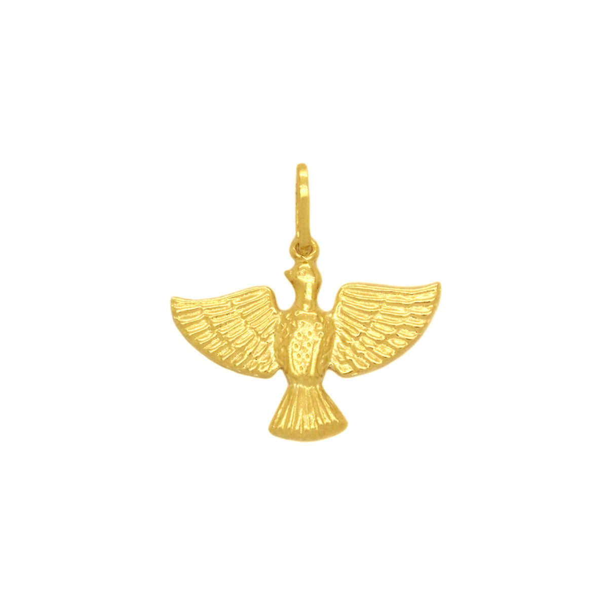 Pingente Religioso Espírito Santo Médio em Ouro 18K