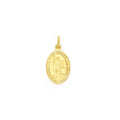 Pingente Santo Expedito Oval Grande em Ouro 18K